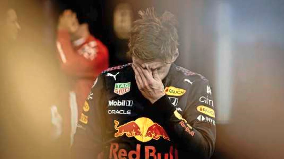 Max Verstappen worstelt